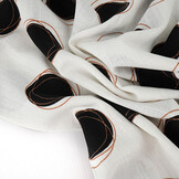 Viscose Linen Circles