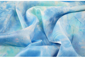 Silky Viskose Hayley Blau