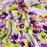 Viscose Jersey Flowers Greetje Multi-1