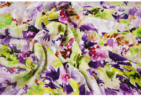 Viscose Jersey Bloemen Greetje Multi-1