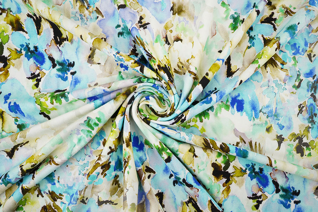 Viscose Jersey Bloemen Greetje Multi-2