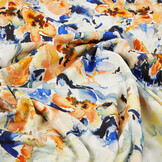 Viskose Jersey Blumen Greetje Multi-3
