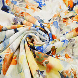 Viscose Jersey Flowers Greetje Multi-3