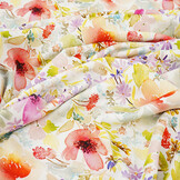 Viskose Jersey Blumen Merle