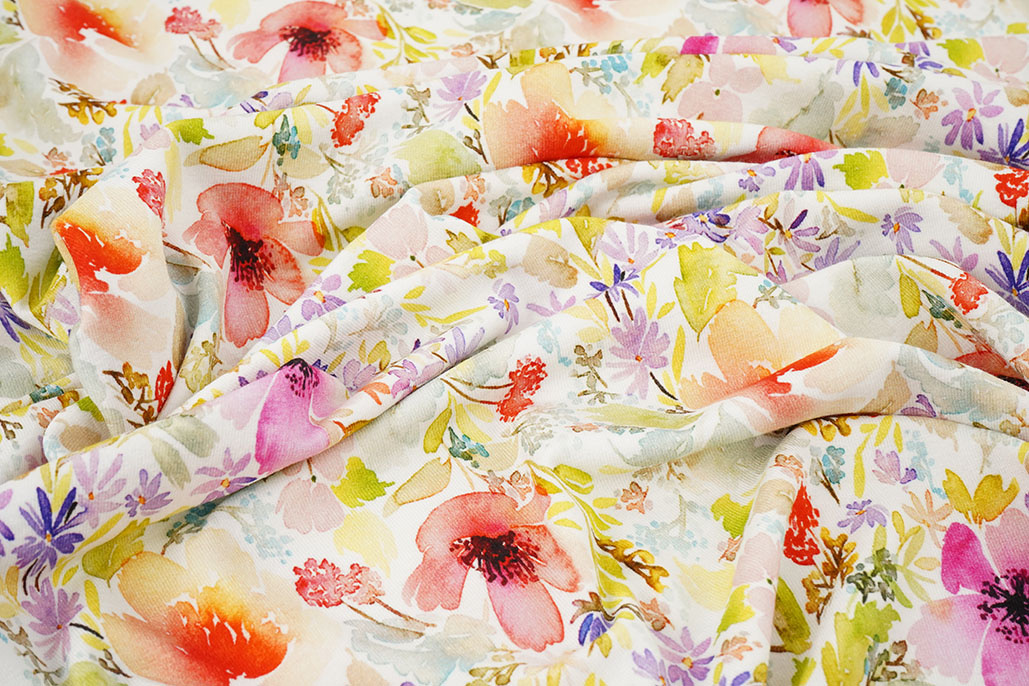 Viscose Jersey Bloemen Merle