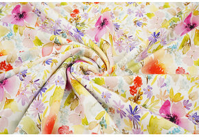 Viscose Jersey Flowers Merle