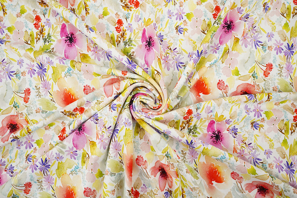 Viscose Jersey Bloemen Merle