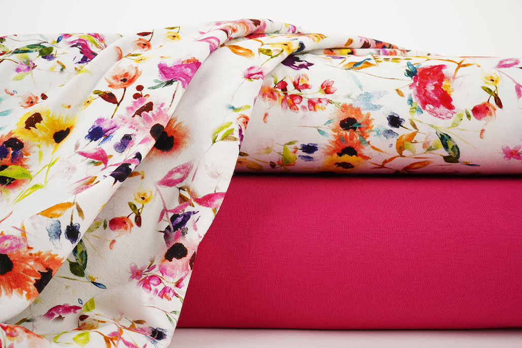 Viscose Jersey Bloemen Nancy