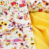 Viscose Jersey Flowers Nancy