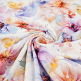 Viskose Crepe Jersey Blumen Tamara