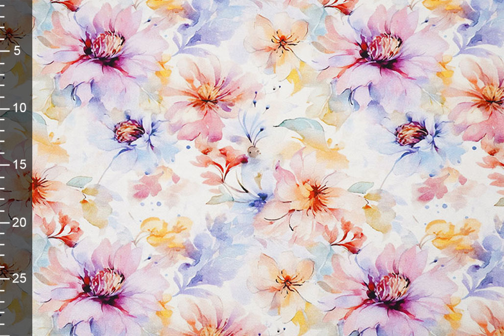 Viscose Crepe Jersey Bloemen Tamara