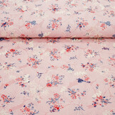 Embroidery Cotton Flowers Nola Pink