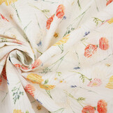 Embroidery Cotton Flowers Ruth Creme