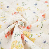 Embroidered Cotton Flowers Ruth Creme