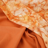 Baumwolle Jacquard Voile Orange