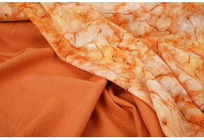 Baumwolle Jacquard Voile Orange