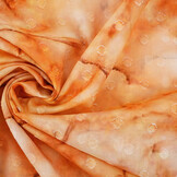 Katoenen Jacquard Voile Oranje