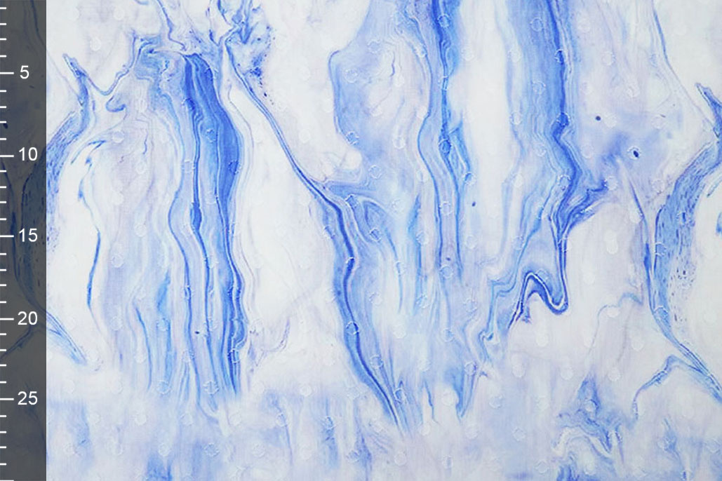 Cotton Jacquard Voile Blue