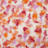 Embroidery Cotton Tie Dye Orange Pink