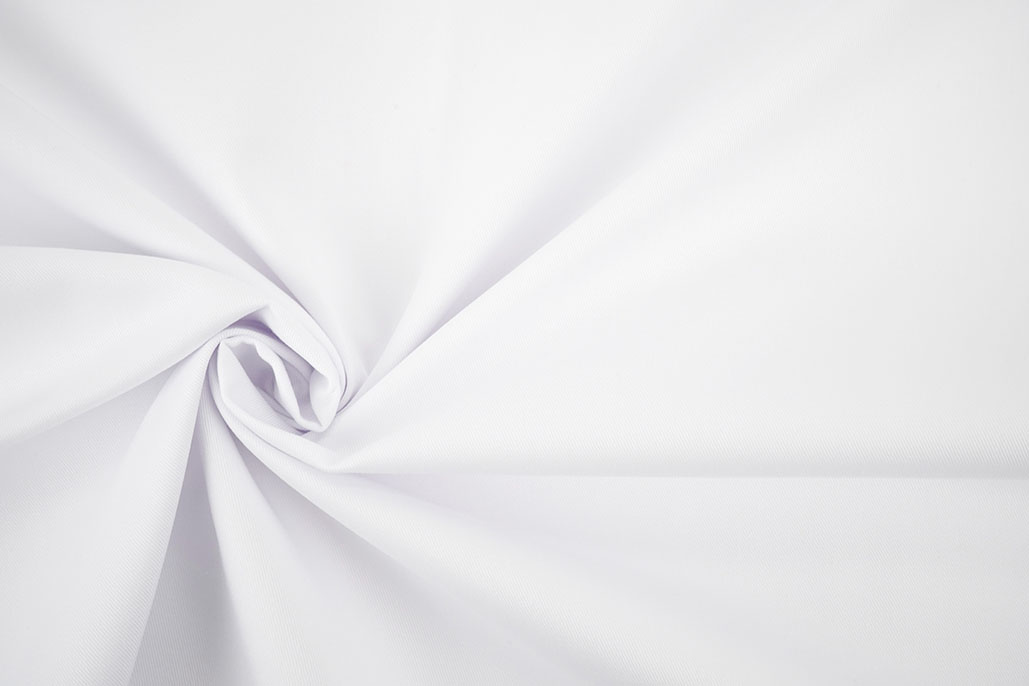 Fine Nurse Cotton Twill White
