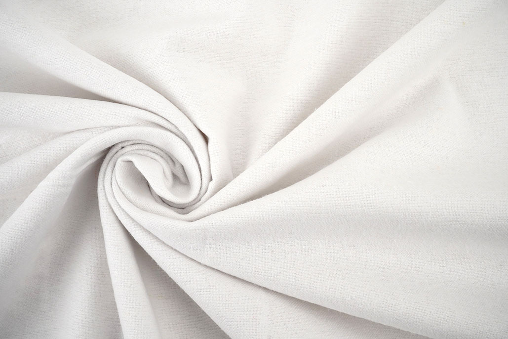Cotton Flannel White