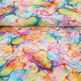 Stickerei Baumwolle Aquarell Rosa