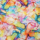 Broderie Katoen Aquarel Roze