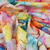 Stickerei Baumwolle Aquarell Rosa