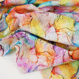 Stickerei Baumwolle Aquarell Rosa