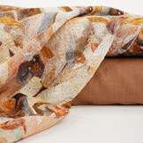 Stickerei Baumwolle Rianne Braun