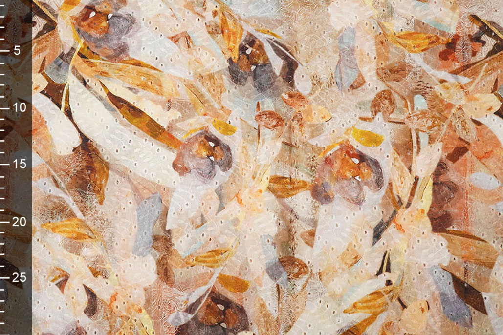 Embroidery Cotton Rianne Brown