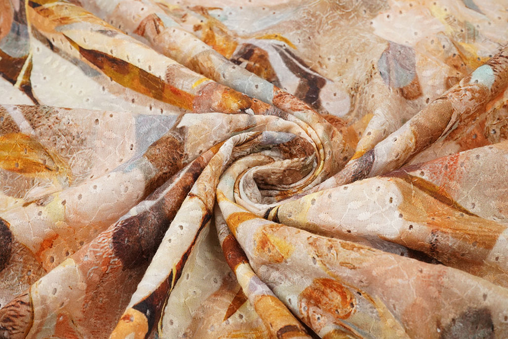 Embroidery Cotton Rianne Brown