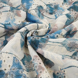 Broderie Papaver Blauw