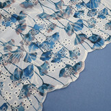 Embroidery Poppy Blue