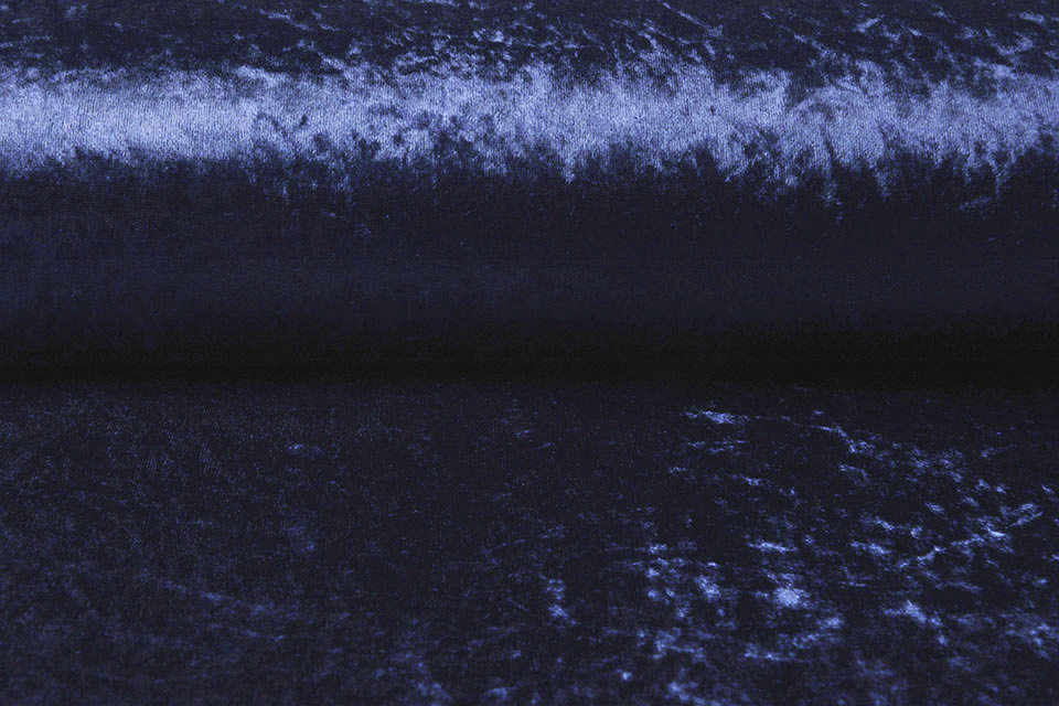 Velours de Panne Marine Blauw