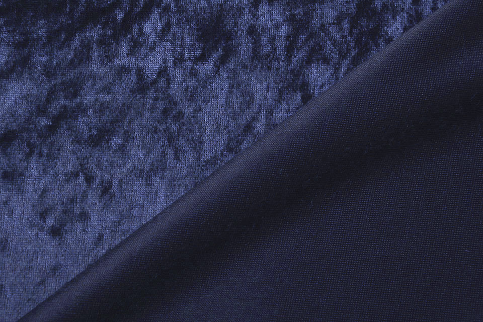 Velours de Panne Marine Blauw