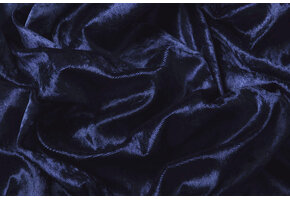 Velours de Panne Navy Blue