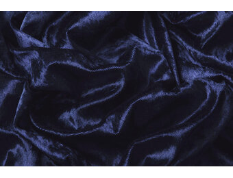 Velours de Panne Navy Blue