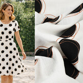 Viscose Linen Circles