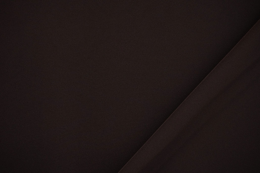 Crepe Stretch Dunkelbraun