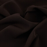 Crepe Stretch Donker Bruin