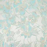 Brokaat Kimari Licht Mint Blauw