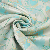 Brokaat Kimari Licht Mint Blauw