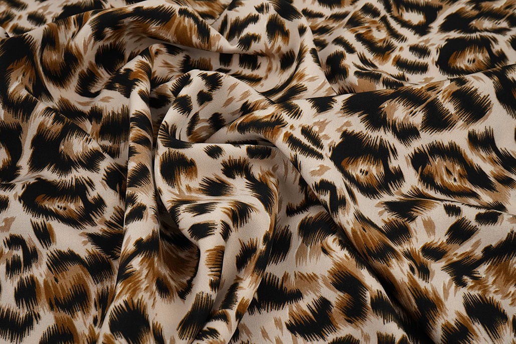 Fine Crêpe Cheetah Swipes 4