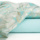Brokaat Kimari Licht Mint Blauw