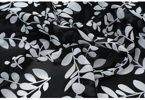 Chiffon Bedruckt Melnbalts