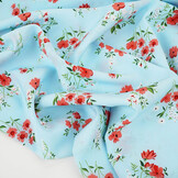 Fine Crêpe Flowers Cosimo Light Blue