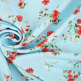 Fine Crêpe Flowers Cosimo Light Blue
