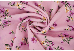 Feiner Crêpe Blumen Colette Rosa