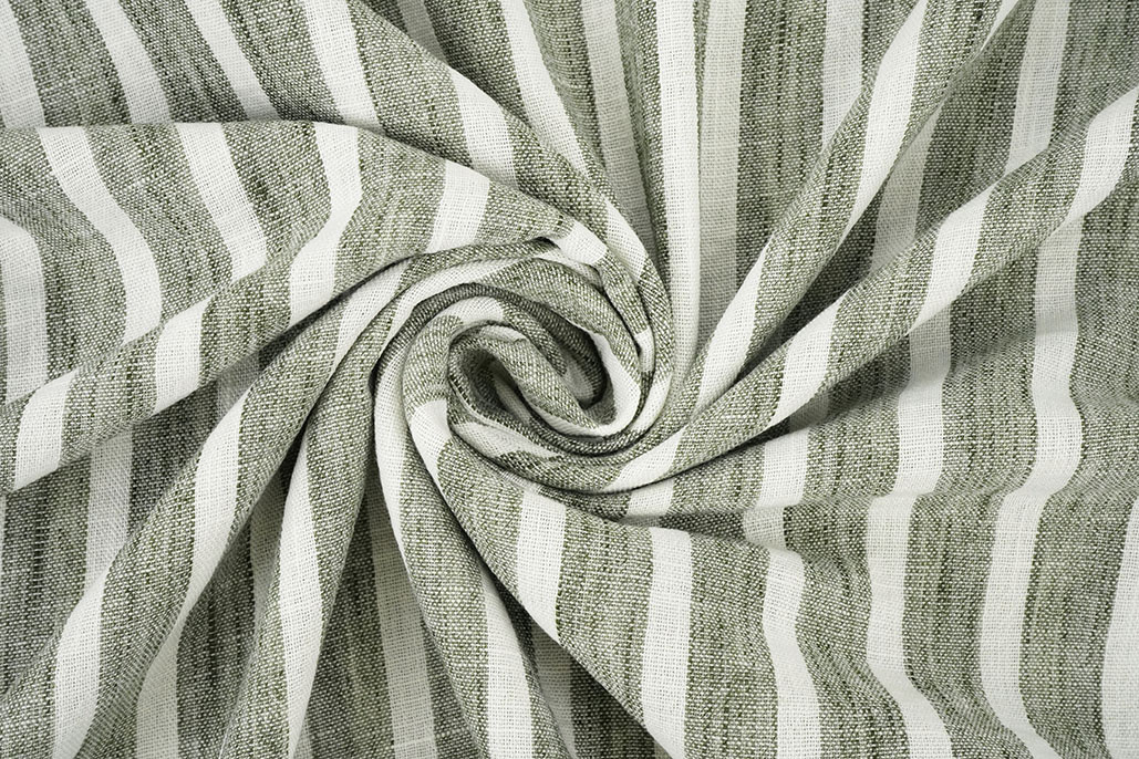 Linenlook Stripes Army Green